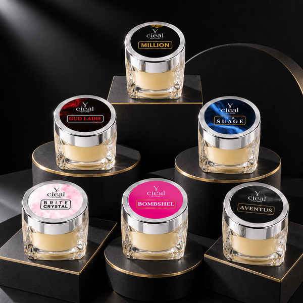 CIEAL PREMIUM SOLID PERFUME SET OF 6 – BRITE CRYSTAL | BOMBSHEL | AVENTUS | DIR SUAGE | GOOD GIRL | MILLION (UNISEX)