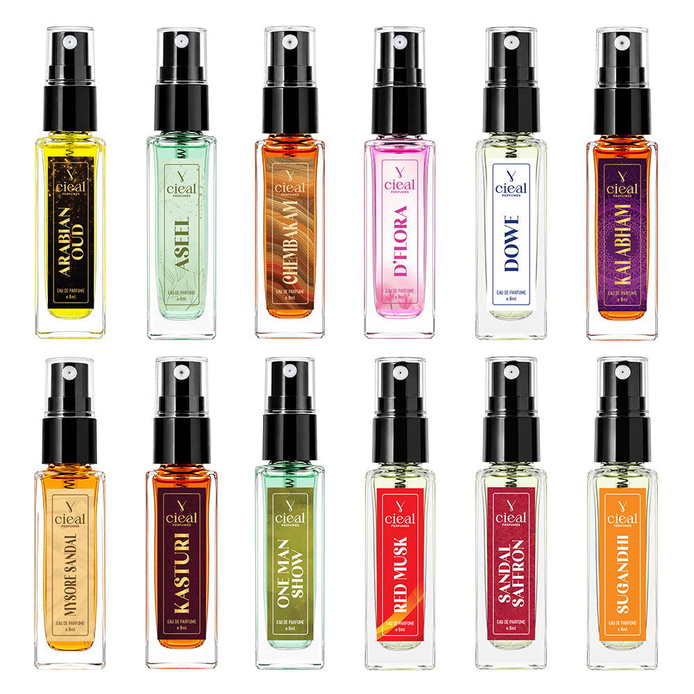 CIEAL Perfume Spray Gift Set of 12 – Premium Collection -3