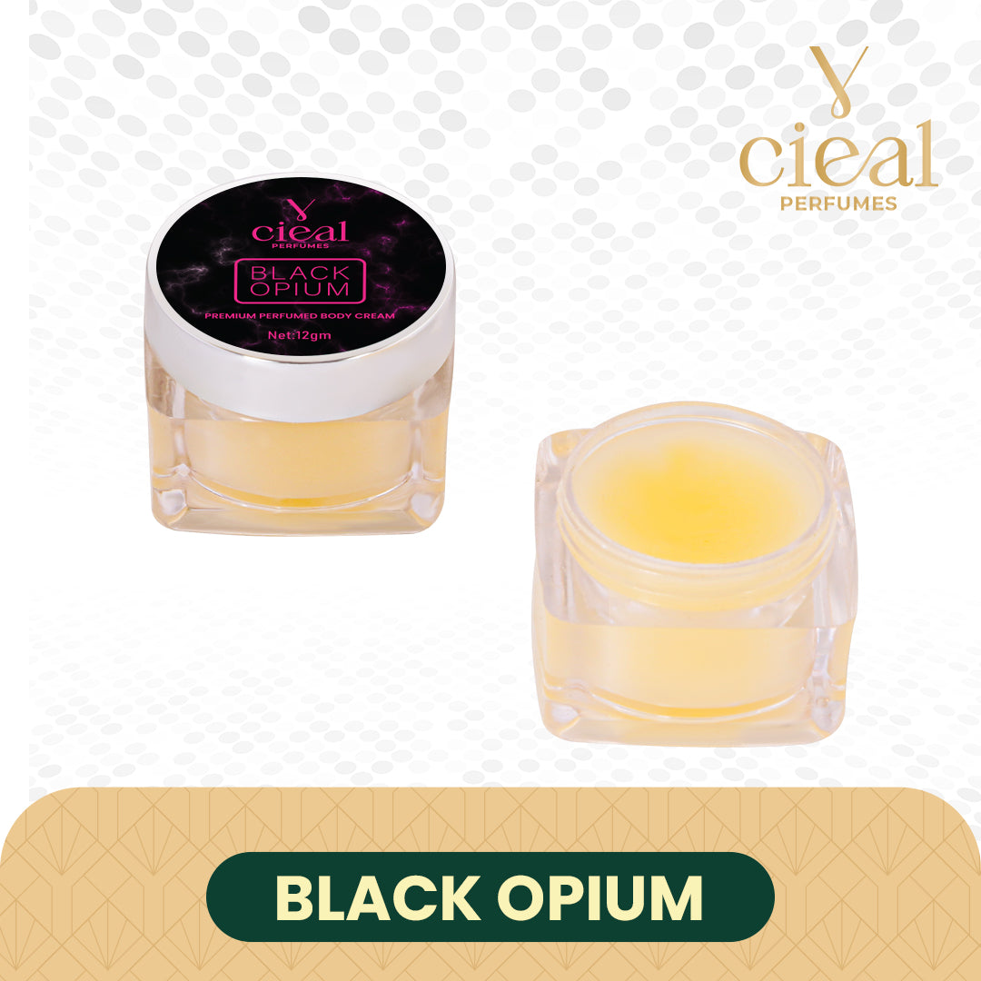 CIEAL PREMIUM SOLID PERFUME SET OF 3 – INSPIRED BY BRIGHT CRYSTAL | BLACK OPIUM | GOOD GIRL (FOR WOMEN)