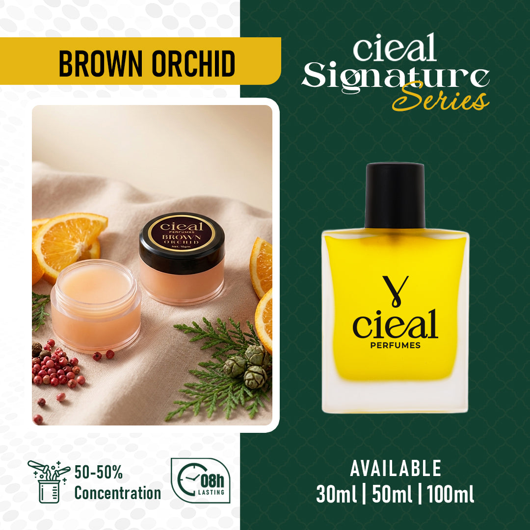 INSPIRED VERSION OF BROWN ORCHID (FOR HIM)