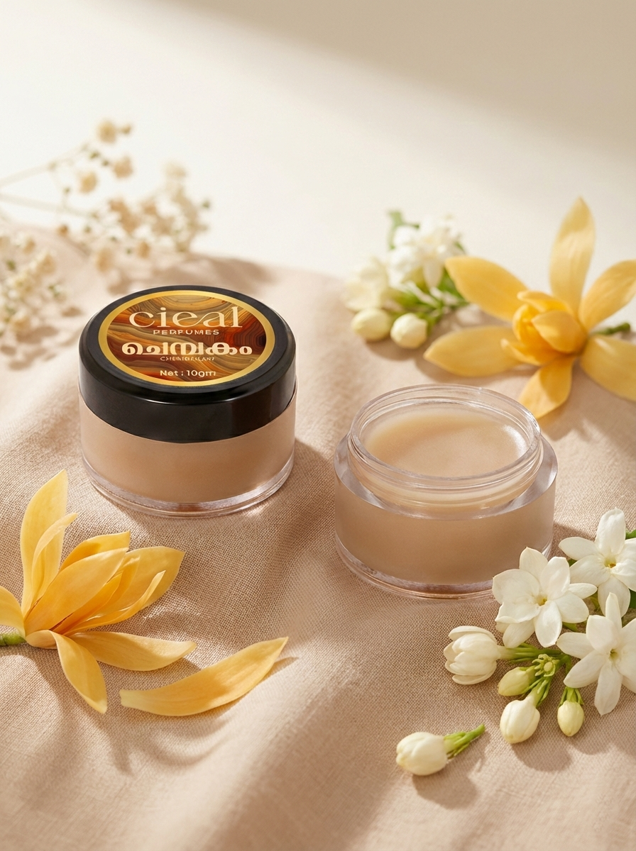 CIEAL Solid Perfume Set of 3 – Chembakam, One Man Show &amp; Sandal Saffron | 10g Each