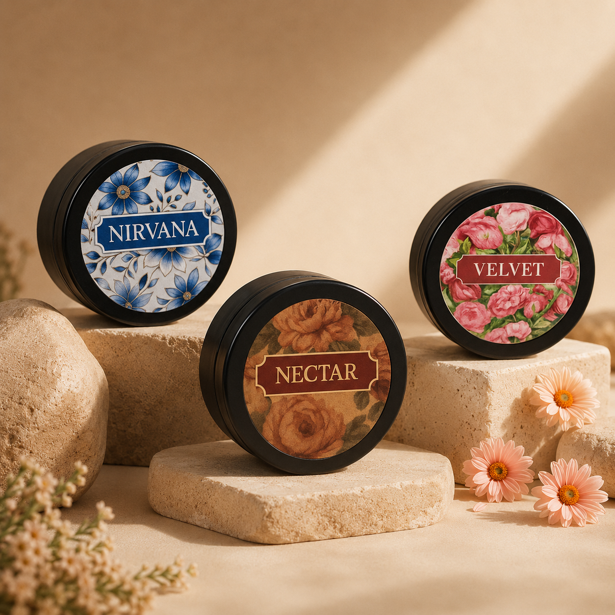 PARIS AROMA PERFUMED BODY CREAM SET OF 3 – VELVET | NIRVANA | NECTAR