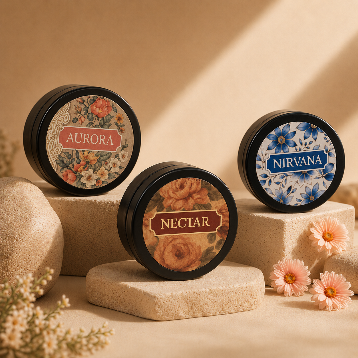 PARIS AROMA PERFUMED BODY CREAM SET OF 3 – NIRVANA | AURORA | NECTAR.