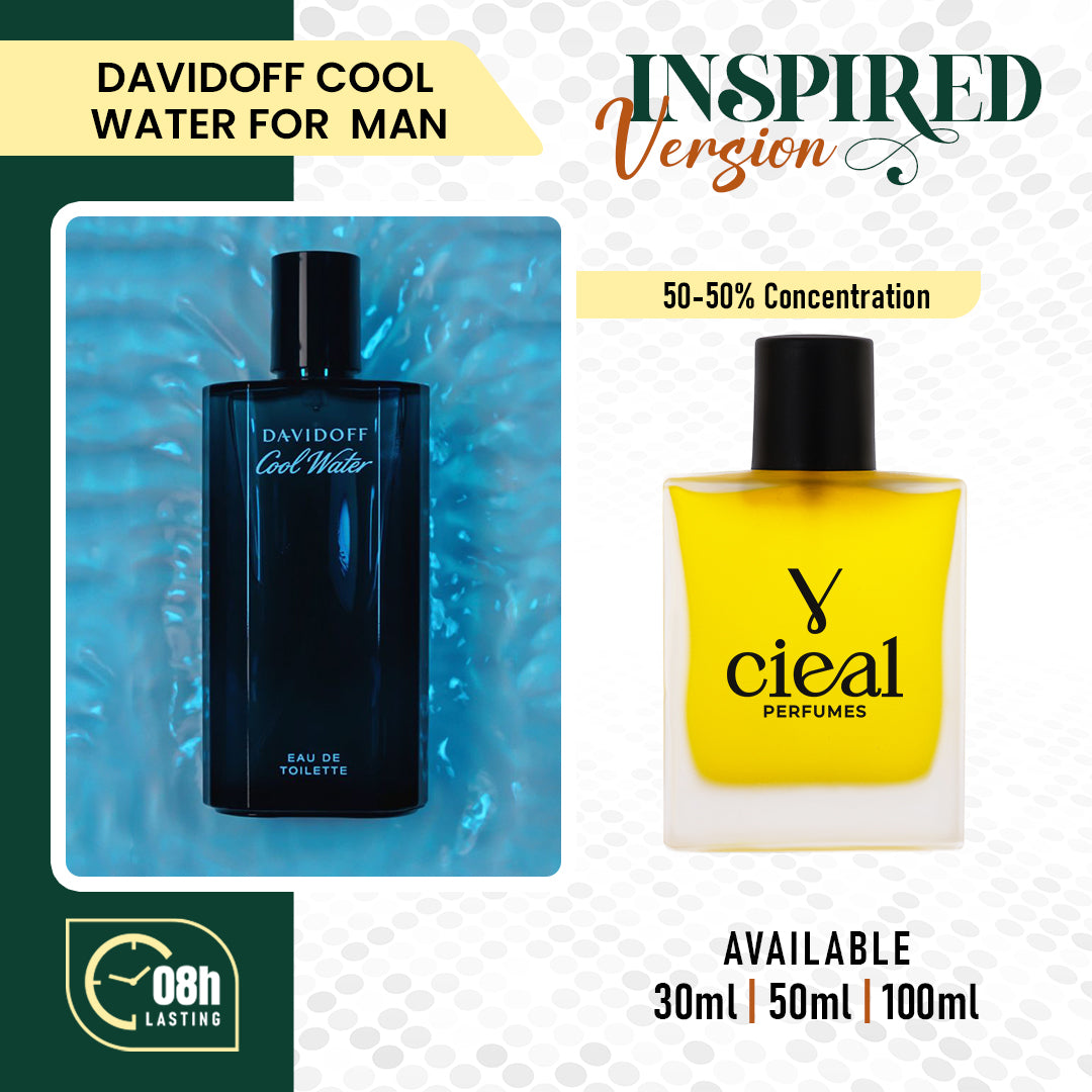 INSPIRED VERSION OF DAVIDOFF – COOL WATER (FOR HIM)