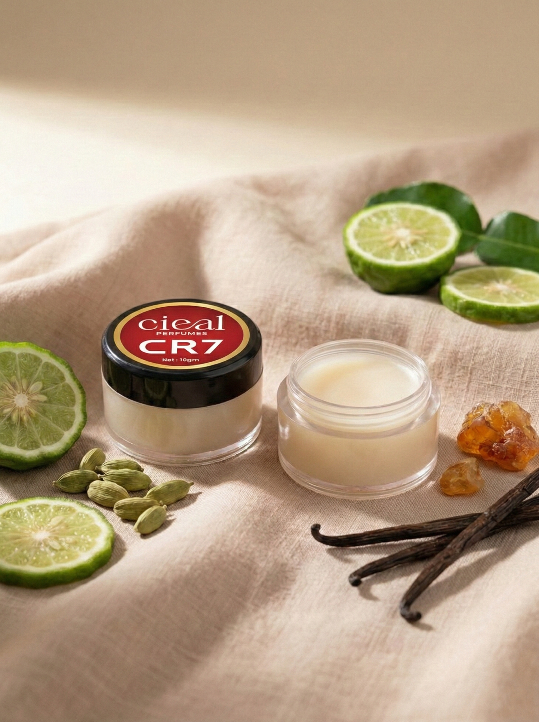 CIEAL Solid Perfume Set of 3 – Brown Orchid, CR7 &amp; Lavender Oud | 10g Each