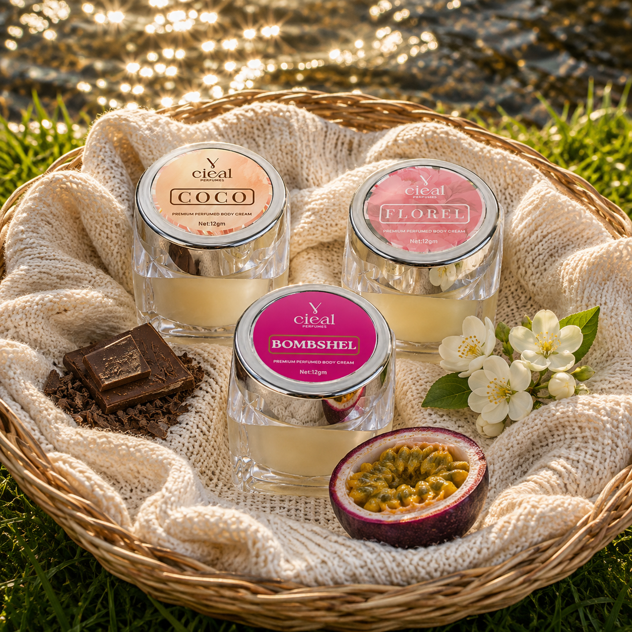 CIEAL PREMIUM SOLID PERFUME SET OF 3 – COCO | FLOREL | BOMBSHEL (WOMEN)