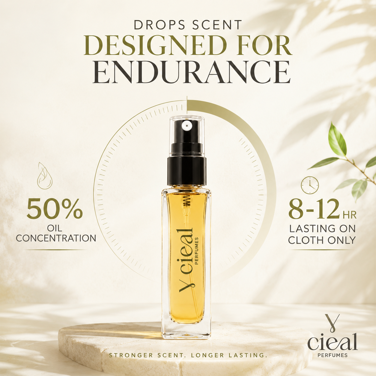 CIEAL Perfume Spray Gift Set of 3 – DIR SUAGE, ELIXIR & MILLION – 8 ml each