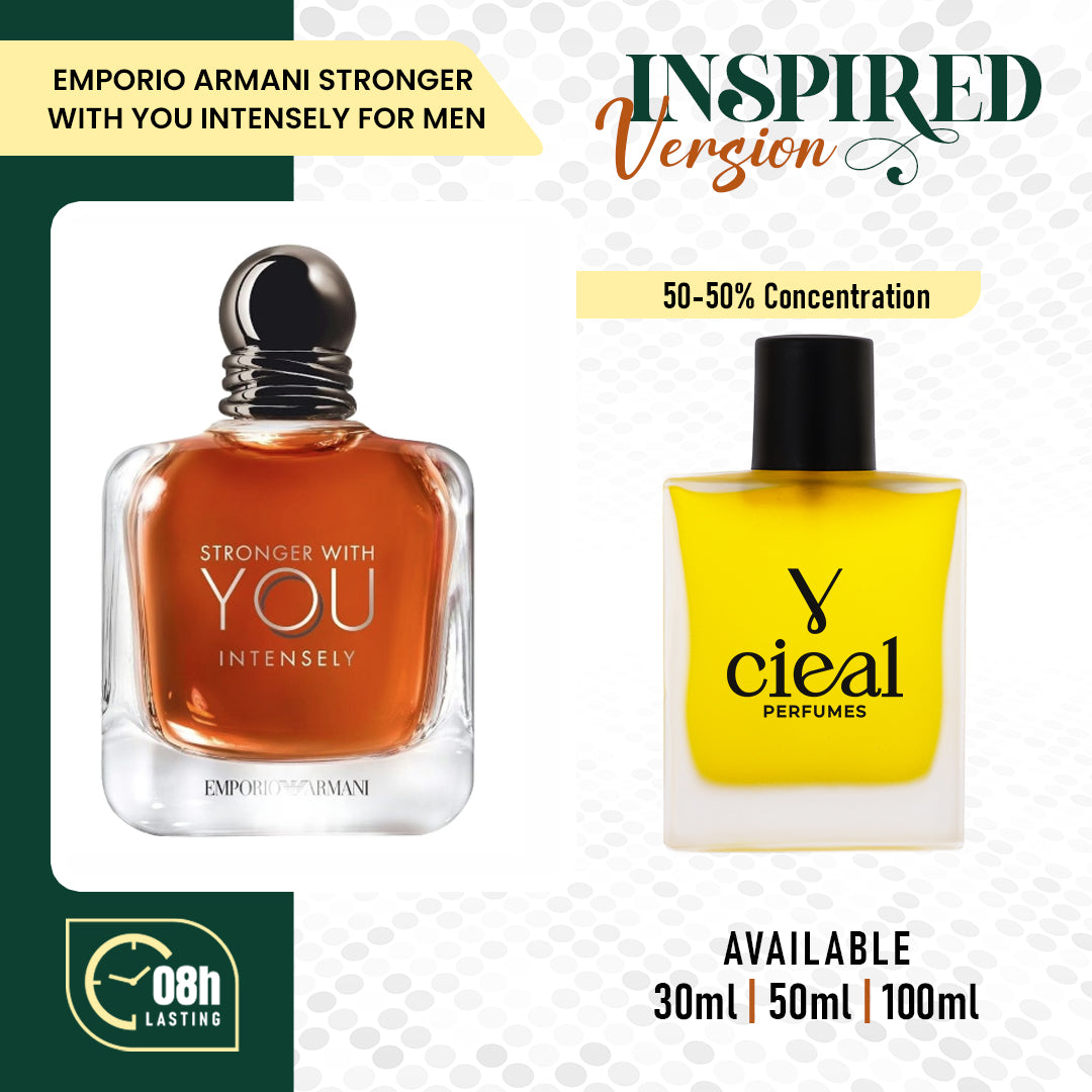 INSPIRED VERSION OF ARMANI – STRONGER WITH YOU INTENSELY (FOR HIM)