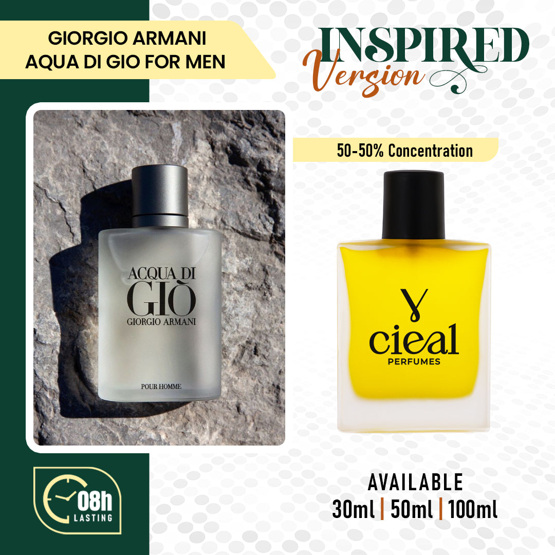 INSPIRED VERSION OF ARMANI – ACQUA DI GIÒ (FOR HIM)
