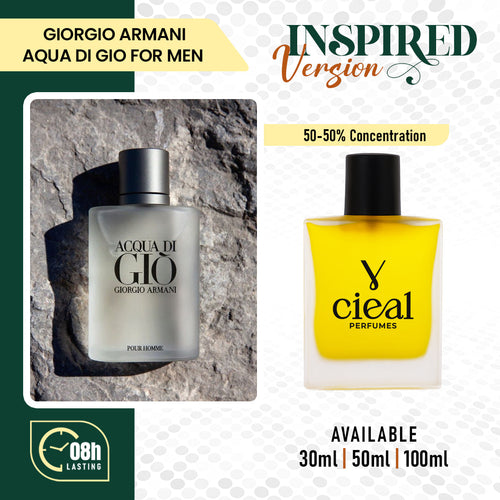 INSPIRED VERSION OF ARMANI – ACQUA DI GIÒ (FOR HIM)