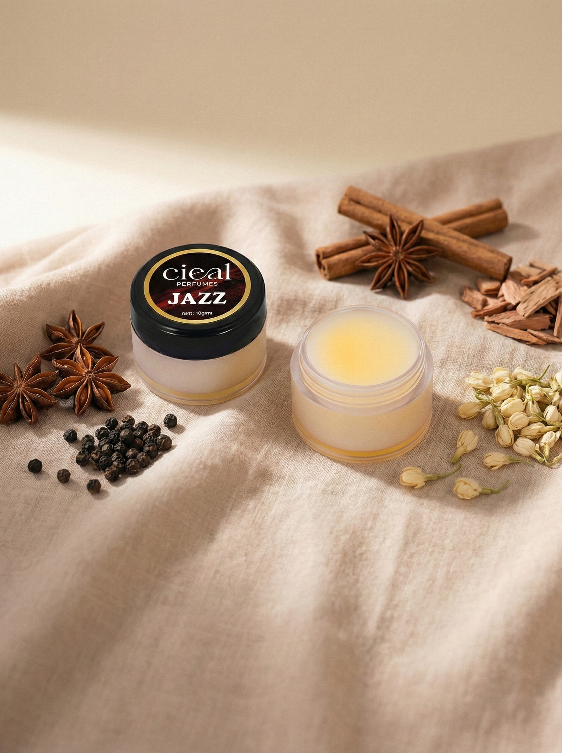 CIEAL Solid Perfume Set of 3 – Black Oud, Jazz &amp; Eternal Love | 10g Each