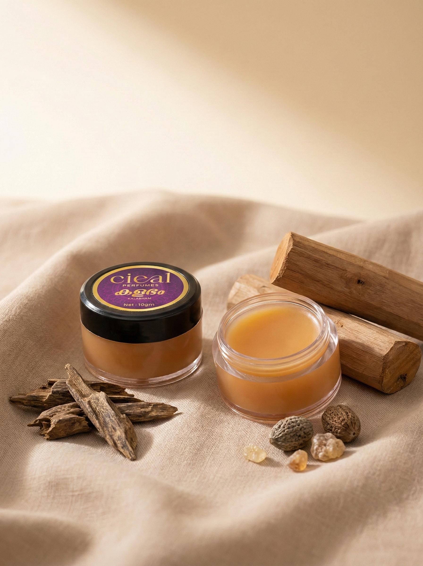 CIEAL Solid Perfume Set of 3 – Red Musk, Kalabam &amp; Dowe | 10g Each