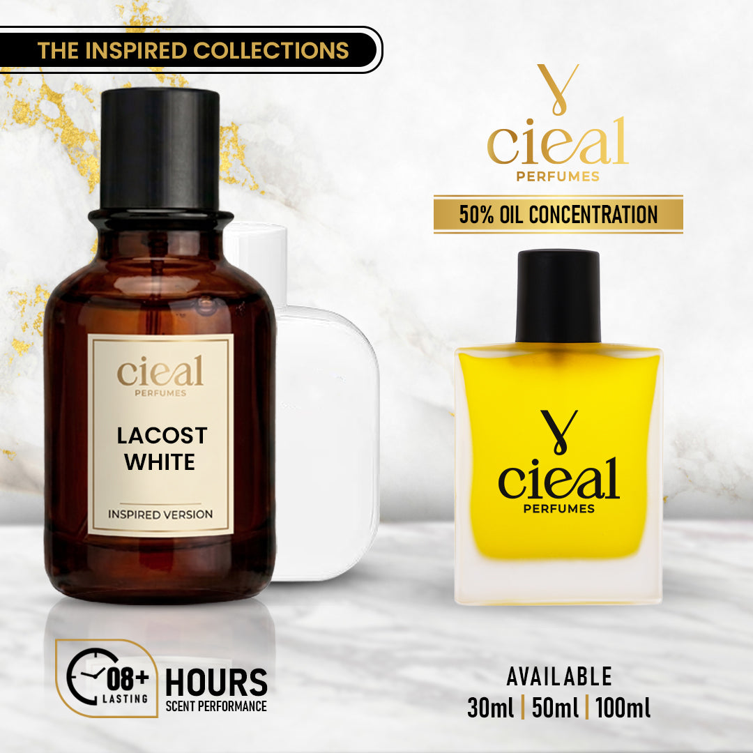 INSPIRED VERSION OF LACOST WHITE (FOR HIM)