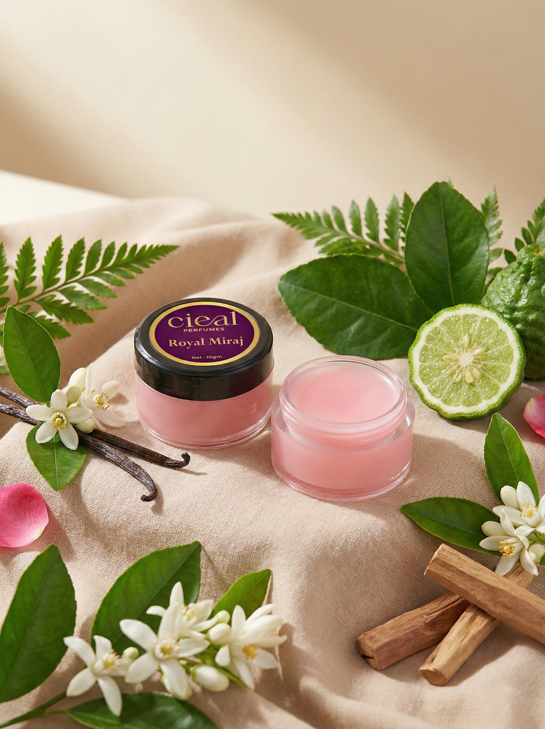 CIEAL SOLID PERFUME MASTER SET OF 6 (10G EACH) – PINK BLOOM | MARYAM | FLORAL | BLUE LADY | WHITE OUD | ROYAL MIRAJ