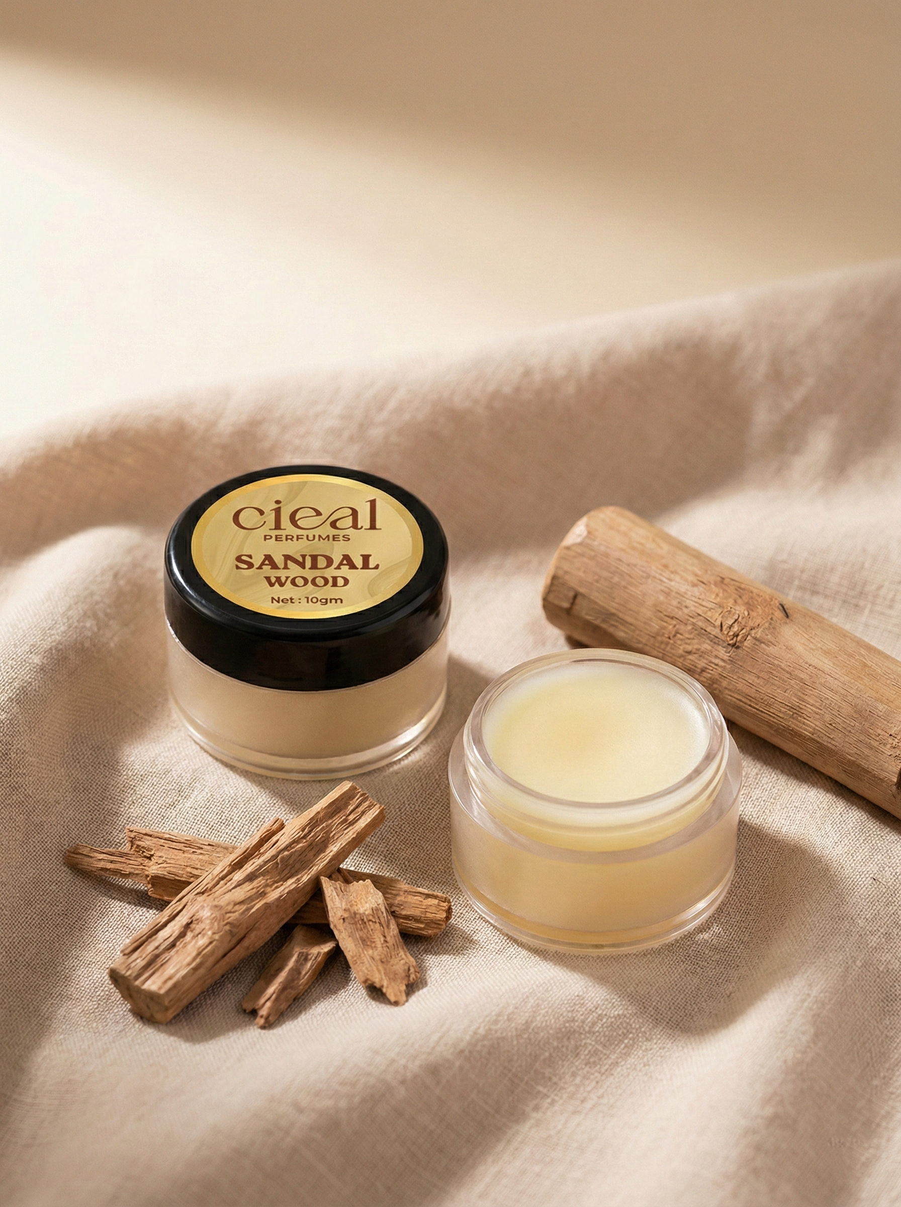 CIEAL Solid Perfume Master Set of 6 – Sandalwood, Jordan, Maryam, Floral, Royal Miraj &amp; Absee | 10g Each